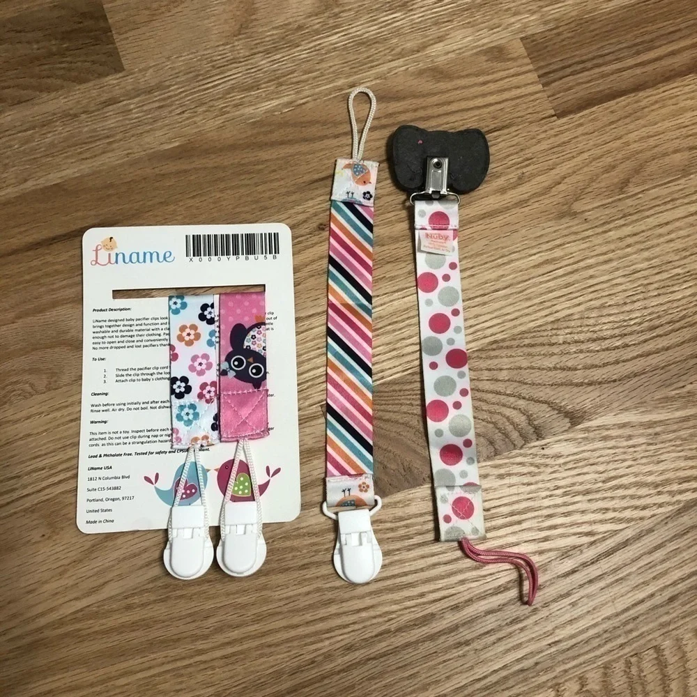Baby Girl Nuk Packifier Holders Accessories